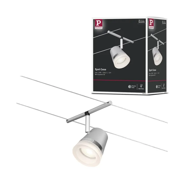 Paulmann CorDuo 94460 Seilspot Cone Chrom GU5,3