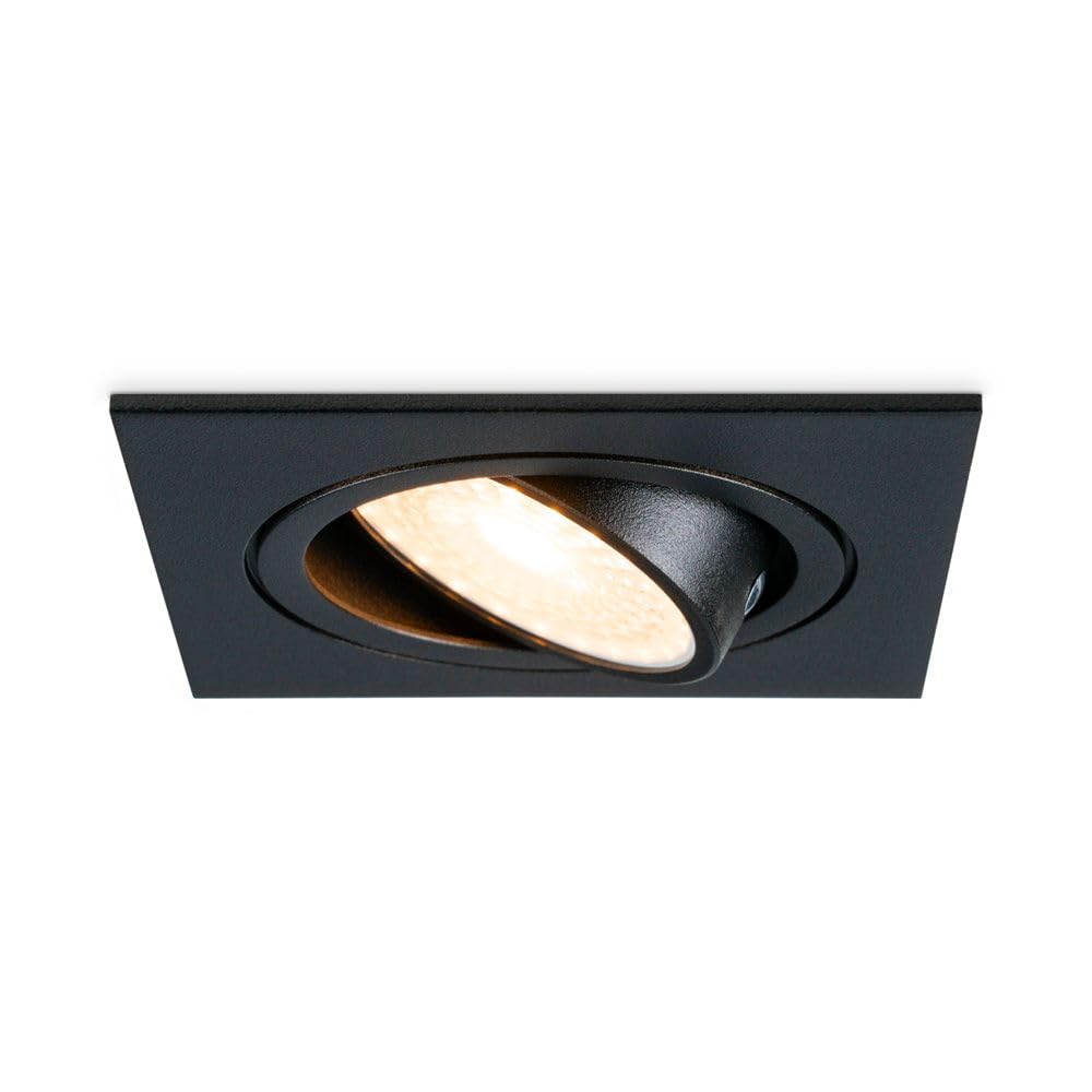 Hoftronic Mallorca Einbaustrahler 2700K 3er Set schwarz