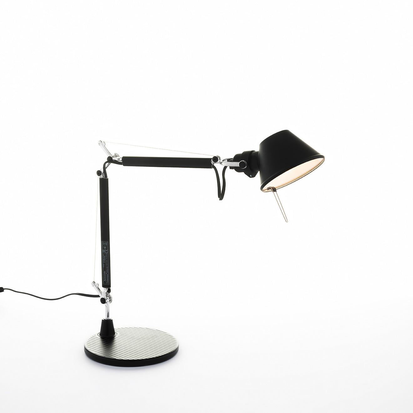 Artemide Tolomeo Micro Schreibtischleuchte Aluminium dimmbar