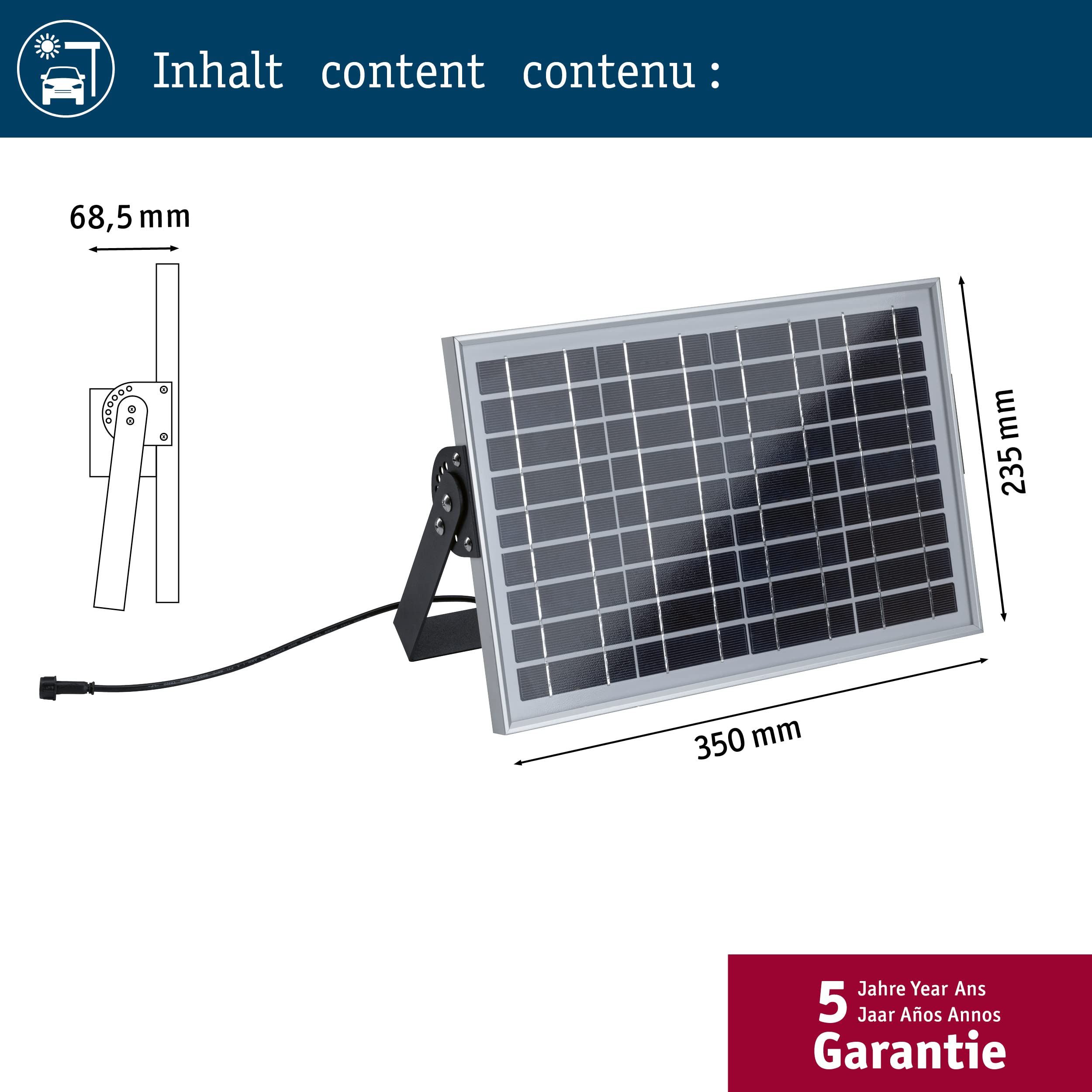 Paulmann Park+Light 94552 Solar-Charger 24kWh Silber