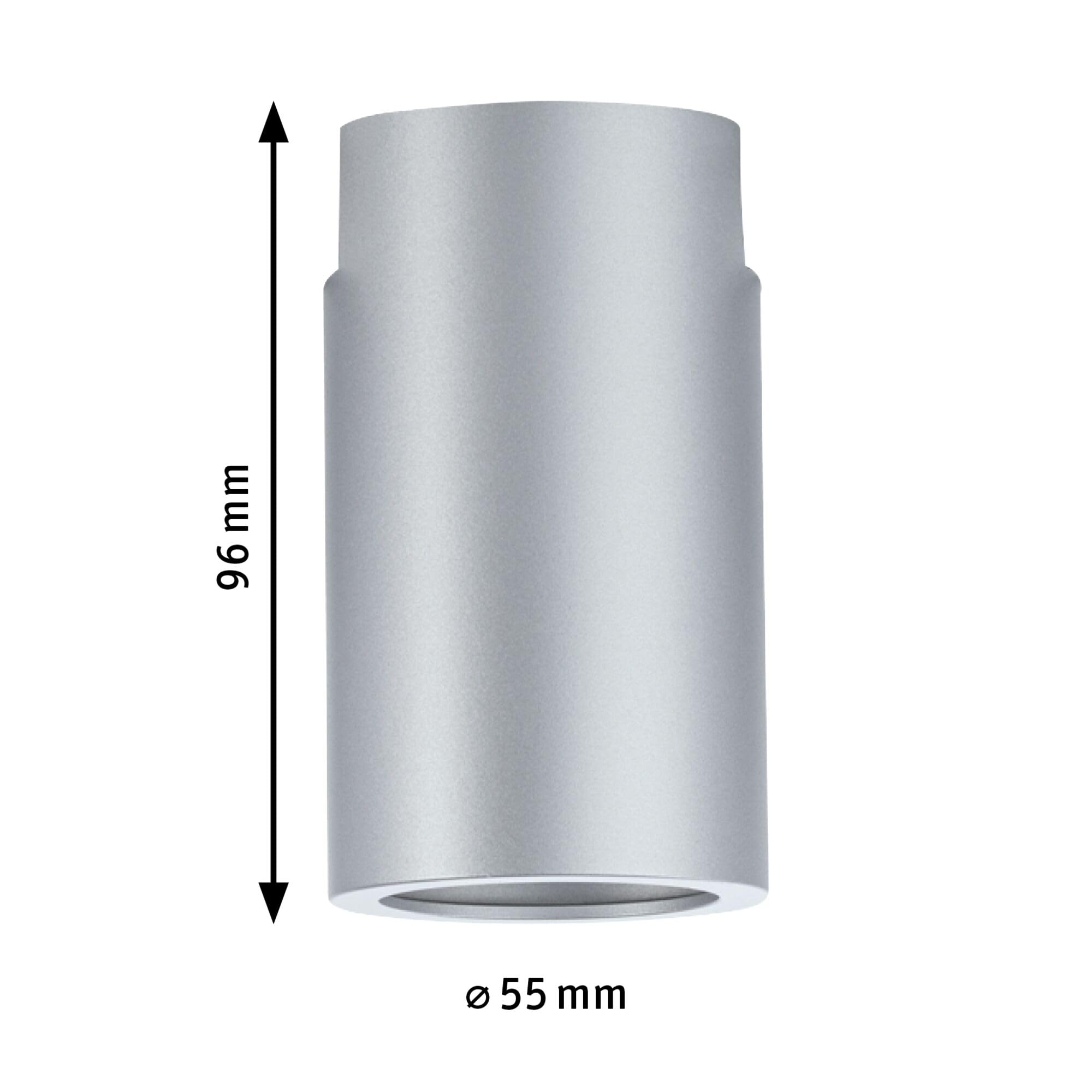 Paulmann URail 94973 Socket Schienenspot Silber E27 dimmbar