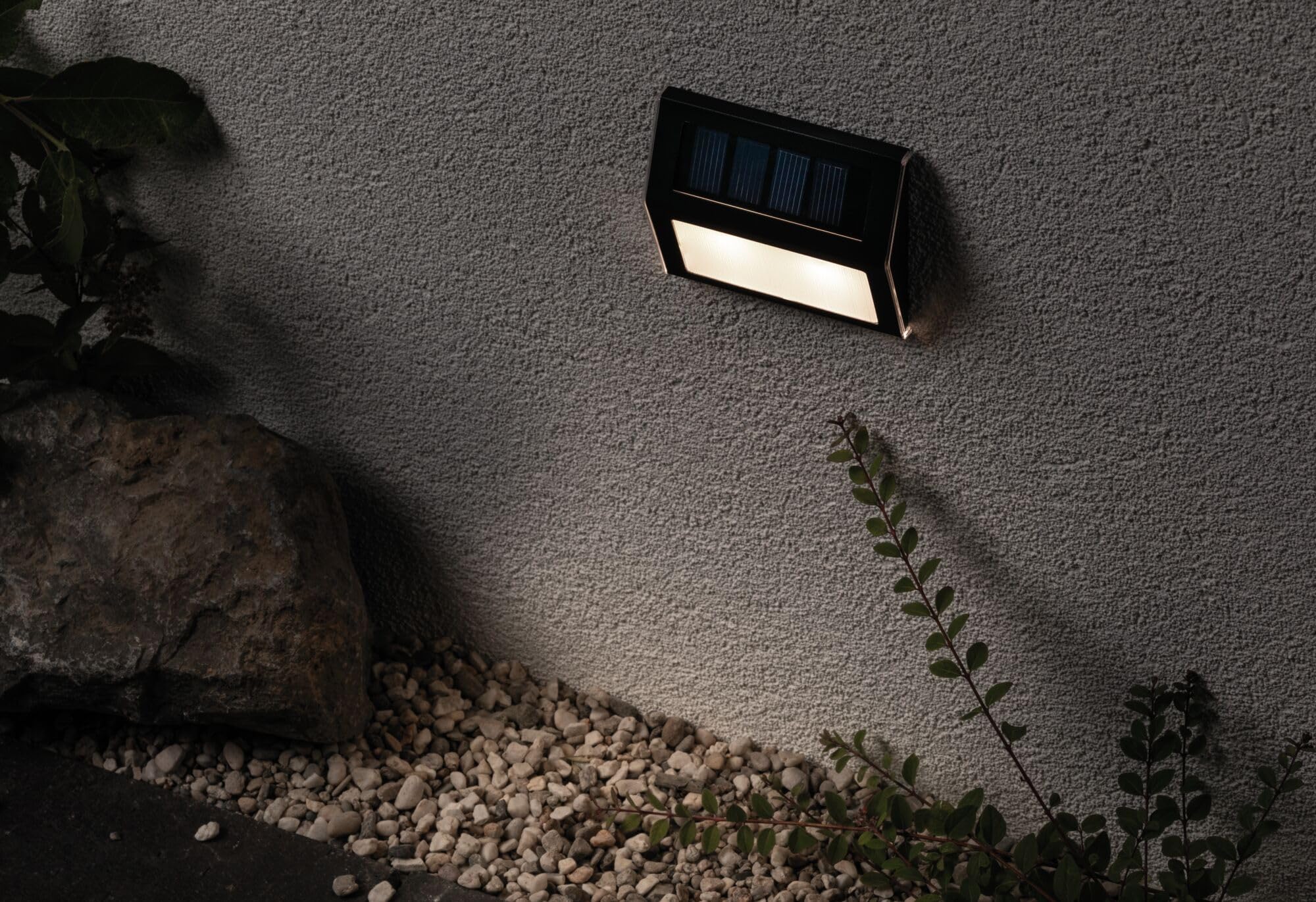 Paulmann 94234 Solar Stufenleuchte Anthrazit Warmweiß IP44