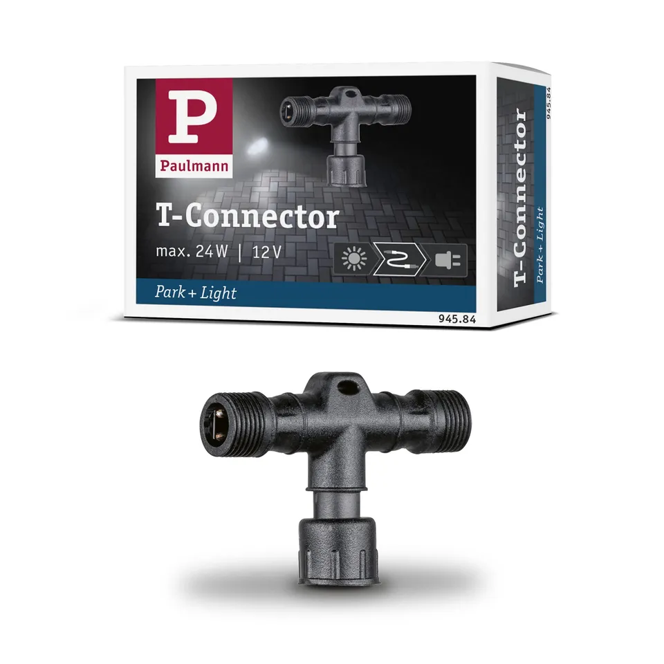 Paulmann Park + Light 94584 T-Verbinder IP67 schwarz