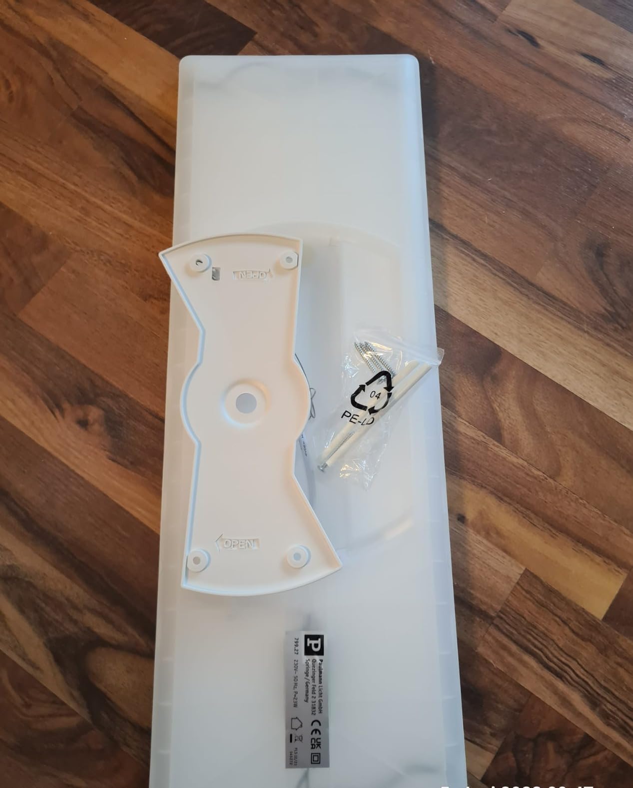 Paulmann Atria Shine 70998 LED-Panel schwarz Ø 293mm 3000K