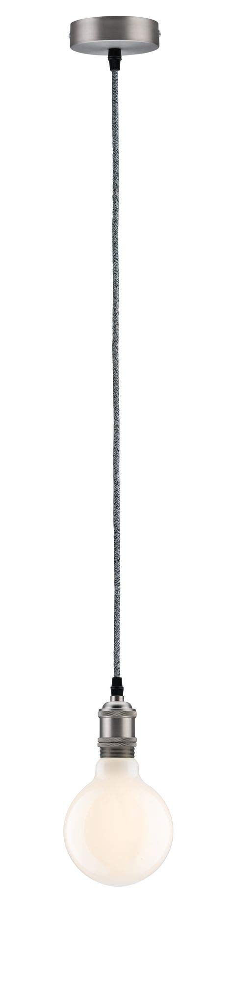 Paulmann Vintage 50322 Pendelleuchte E27 Grau-Nickel