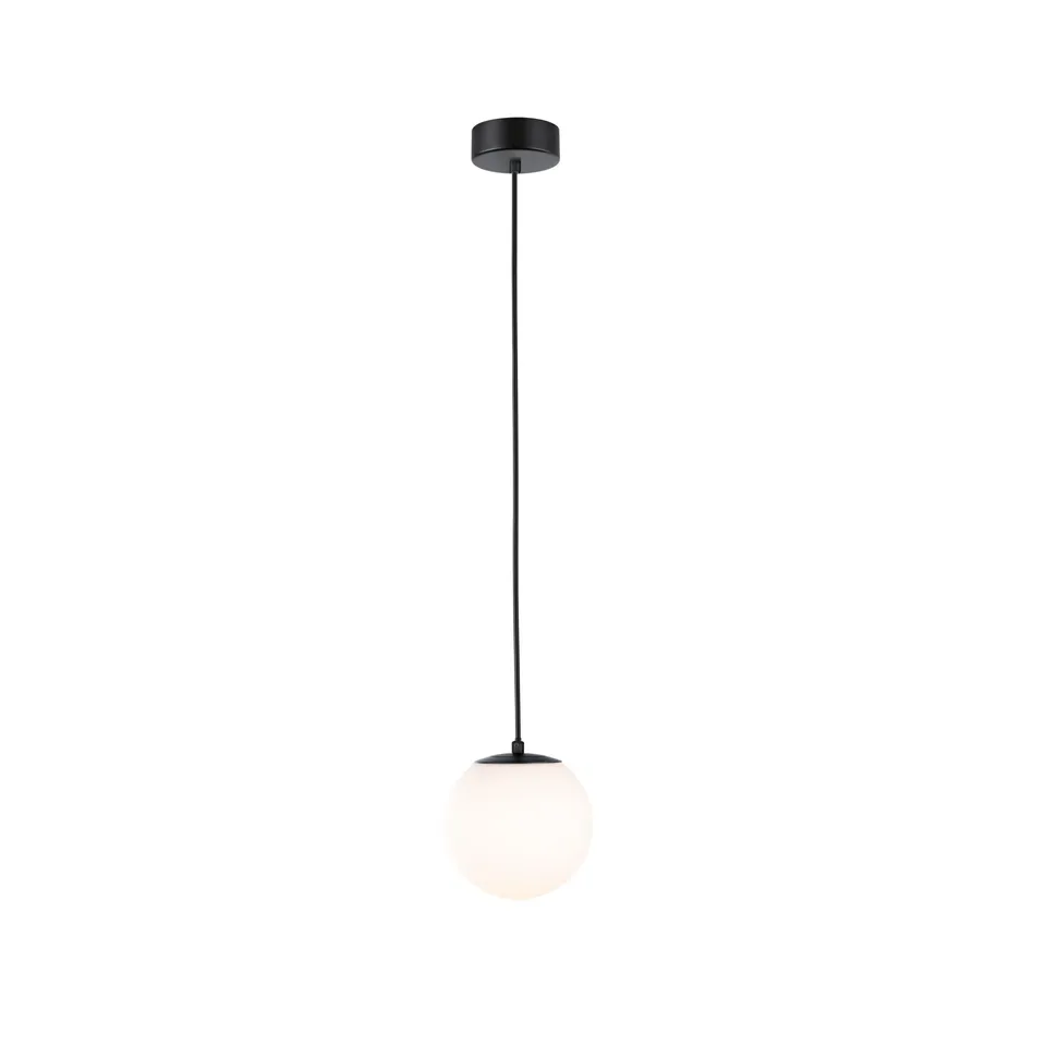 Paulmann Gove 71073 Bad-Pendelleuchte IP44 Schwarz 9W 3000K