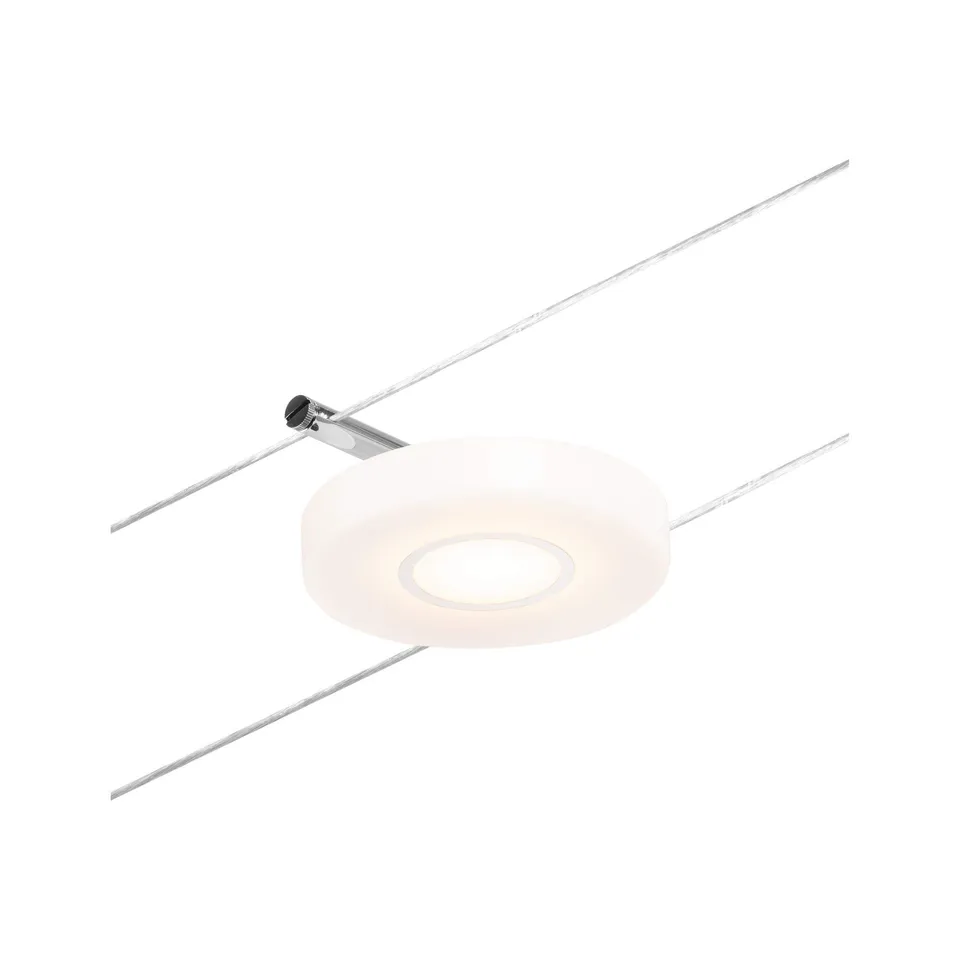 Paulmann Wire Systems DiscLED Seilspot chrom 4,5W warmweiß