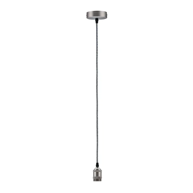 Paulmann Vintage 50322 Pendelleuchte E27 Grau-Nickel