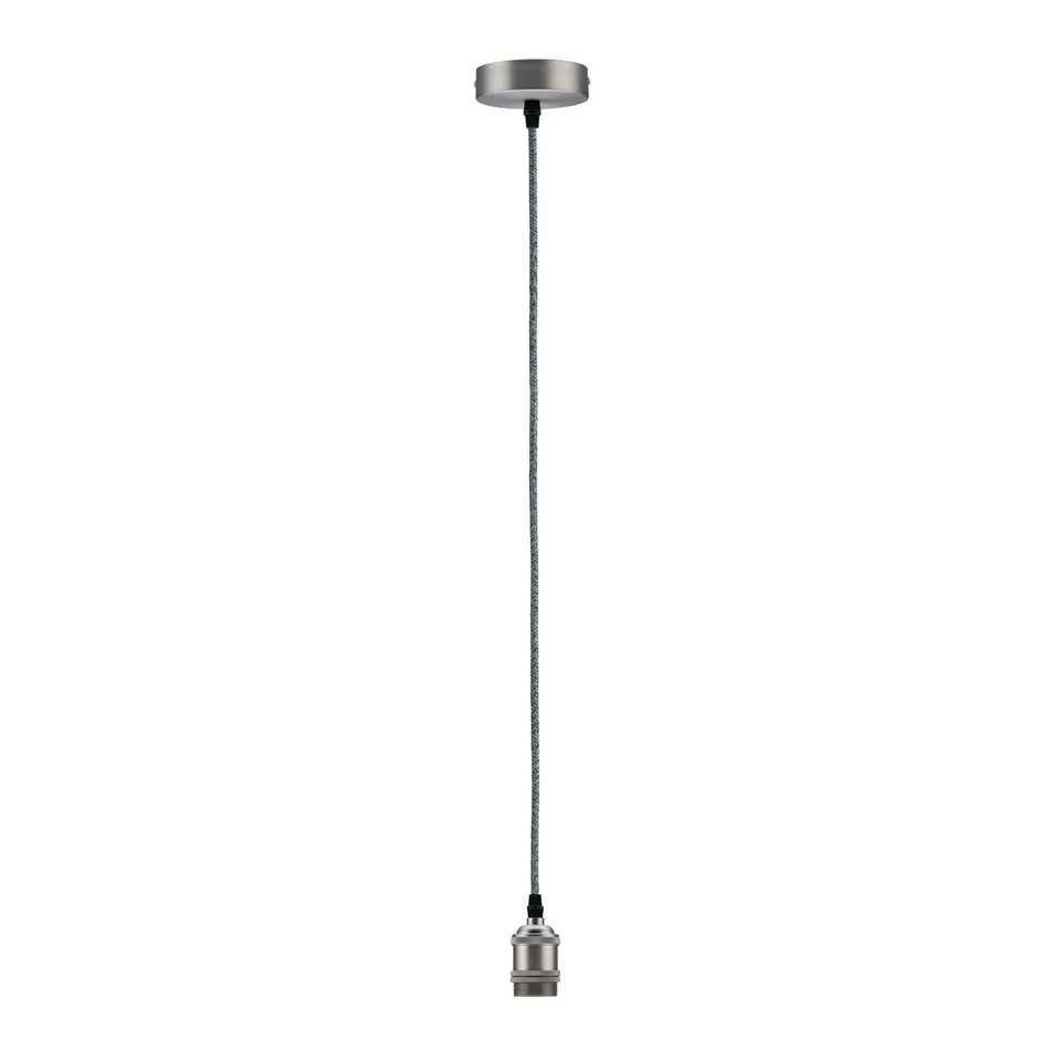 Paulmann Vintage 50322 Pendelleuchte E27 Grau-Nickel