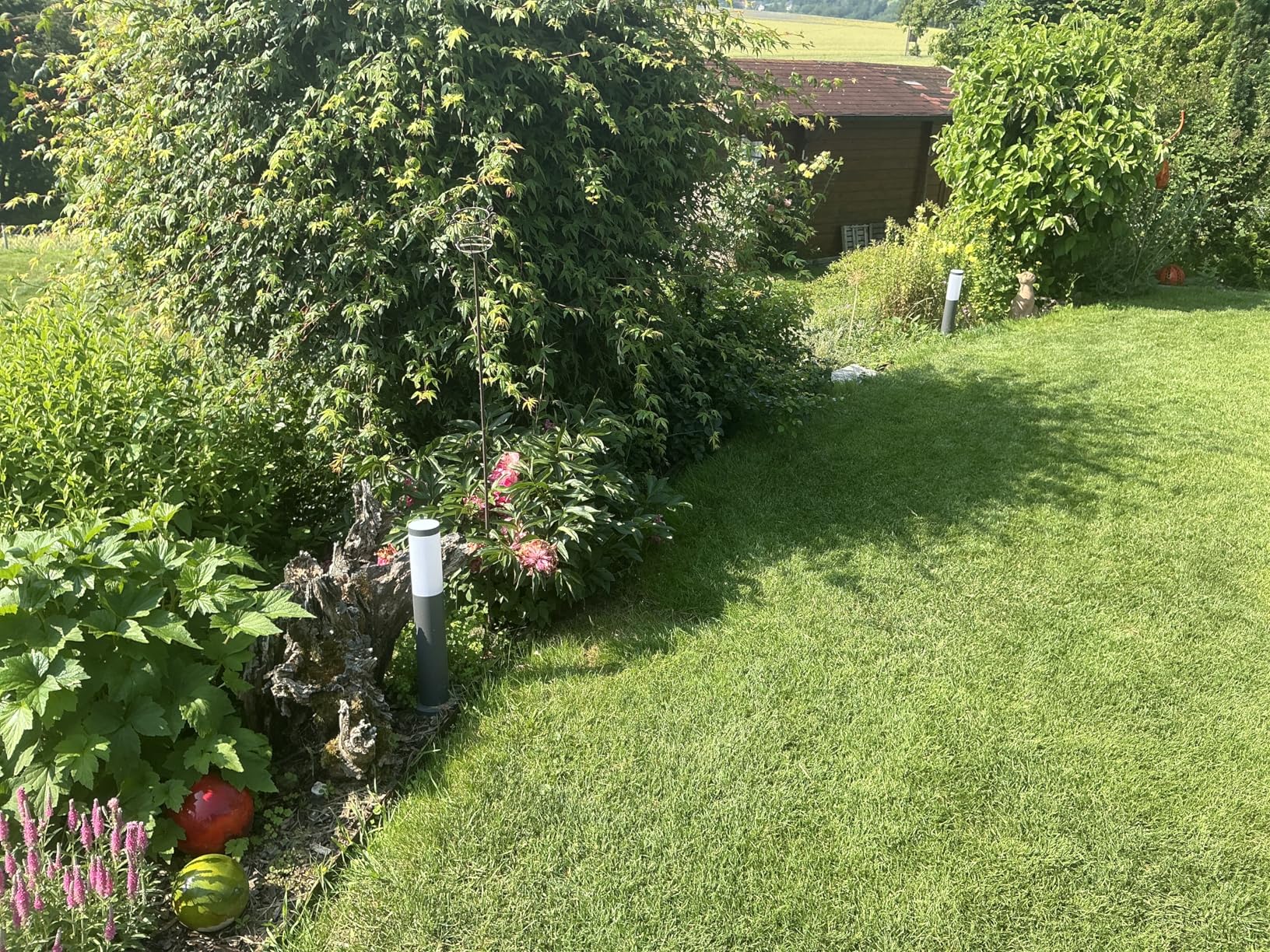 MATO Wegeleuchte Außen 50cm Edelstahl 4er-Set anthrazit