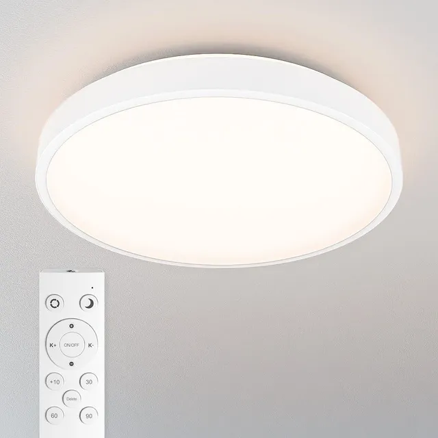 Hoftronic LED Deckenleuchte Weiß 35 cm IP44 dimmbar