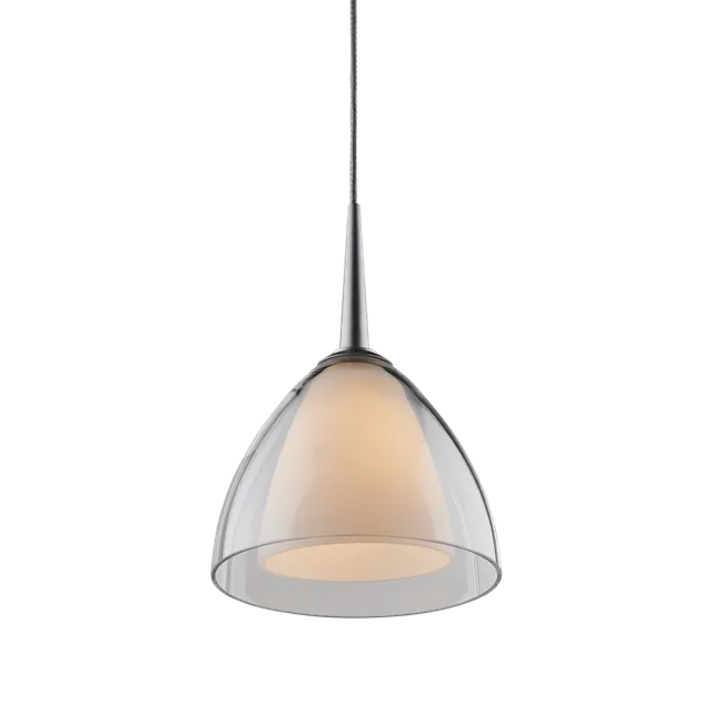 Bruck Rainbow Pendelleuchte Glas Schwarz G9