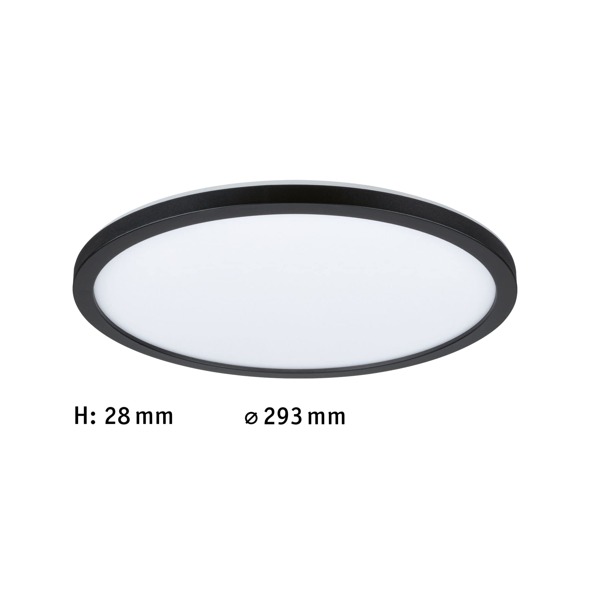 Paulmann Atria Shine 70998 LED-Panel schwarz Ø 293mm 3000K