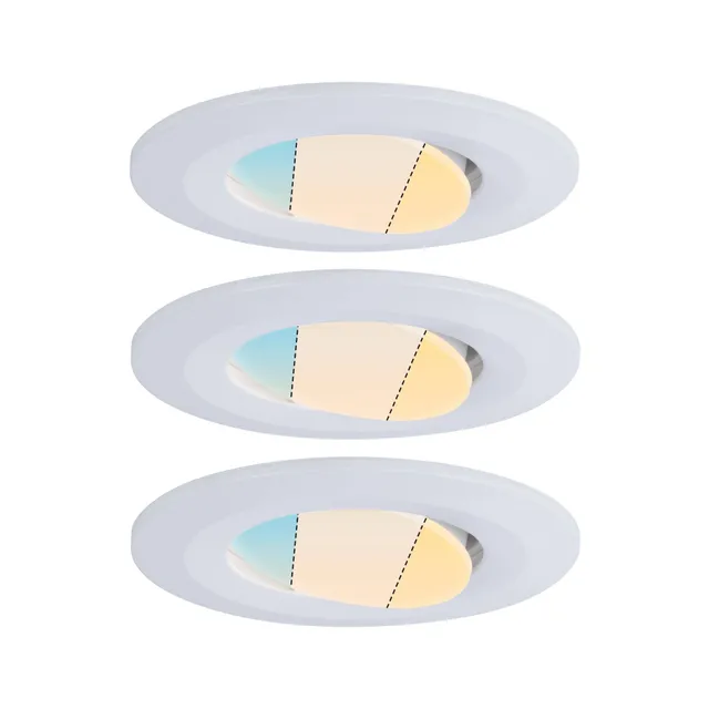 Paulmann Calla 99935 Einbauspot 3er-Set Weiß IP65