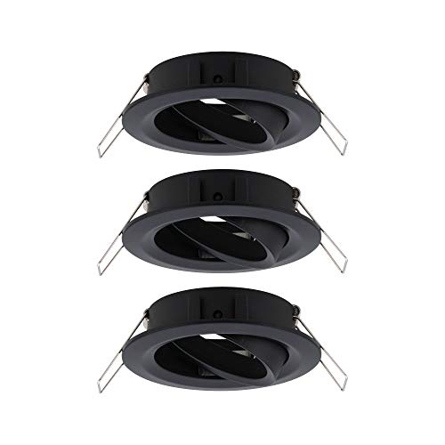 Paulmann Choose 92487 Einbaustrahler schwenkbar schwarz 3er