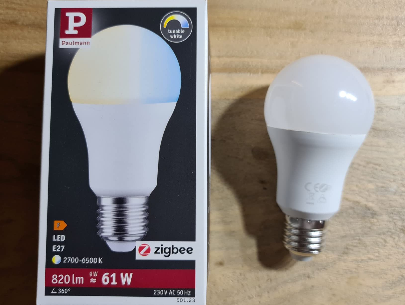 Paulmann Zigbee AGL LED-Lampe E27 Tunable White 9W