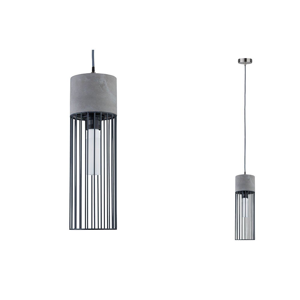 Paulmann 79618 Neordic Henja Pendelleuchte Grau Beton E27
