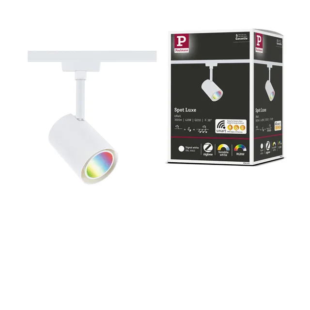 Paulmann URail 95663 Luxe Schienenspot Zigbee GU10 weiß