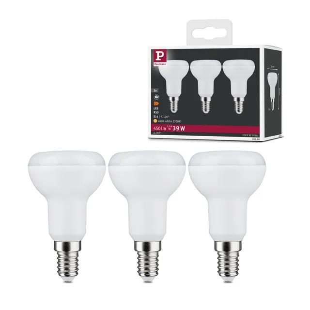 Paulmann 28580 LED Lampe E14 3 Stück warmweiß