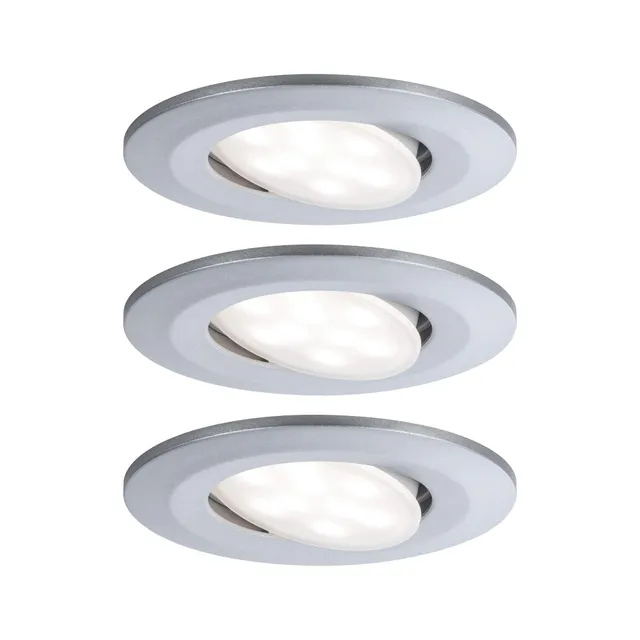 Paulmann Calla Einbauspot 3er-Set Chrom 6W 4000K