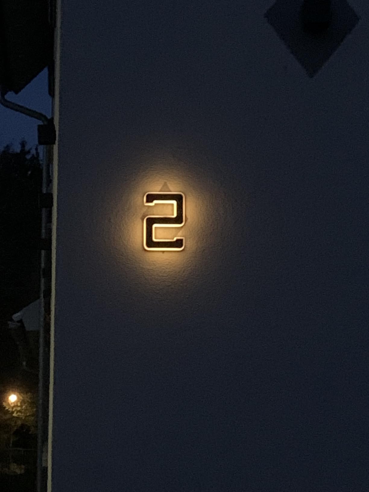 Paulmann 79843 Solar-Hausnummer schwarz warmweiß IP44