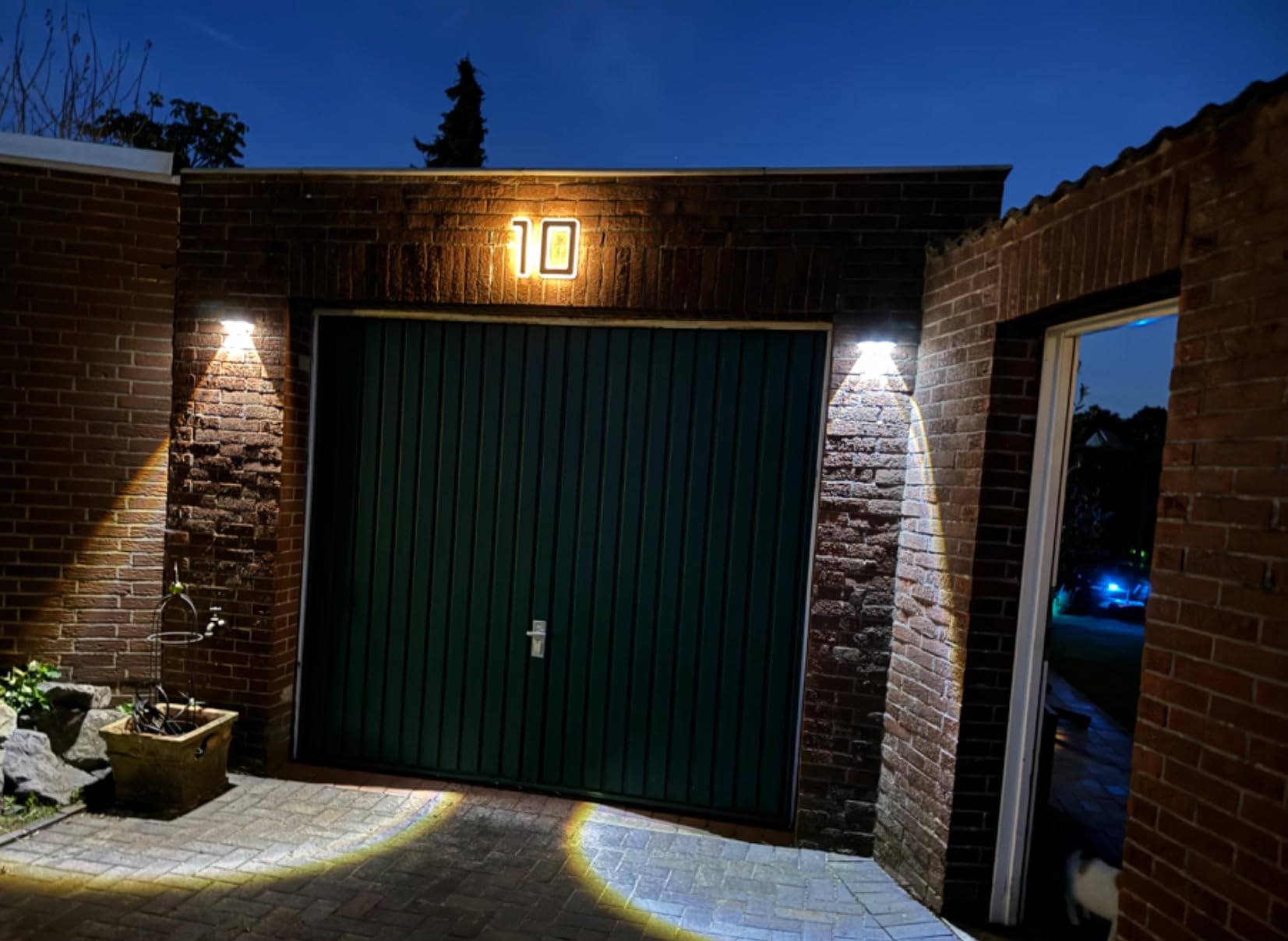 Paulmann LED Solar Hausnummer 1 IP44 Schwarz warmweiß