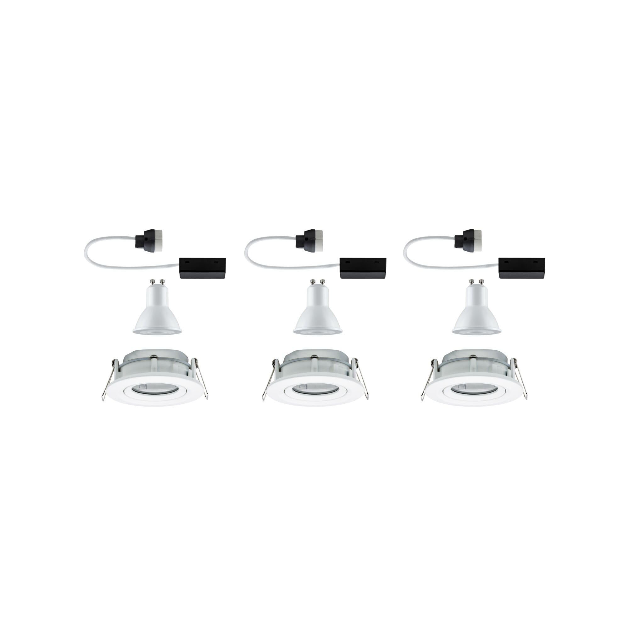 Paulmann Premium EBL Einbauspot 3er-Set IP65 schwenkbar