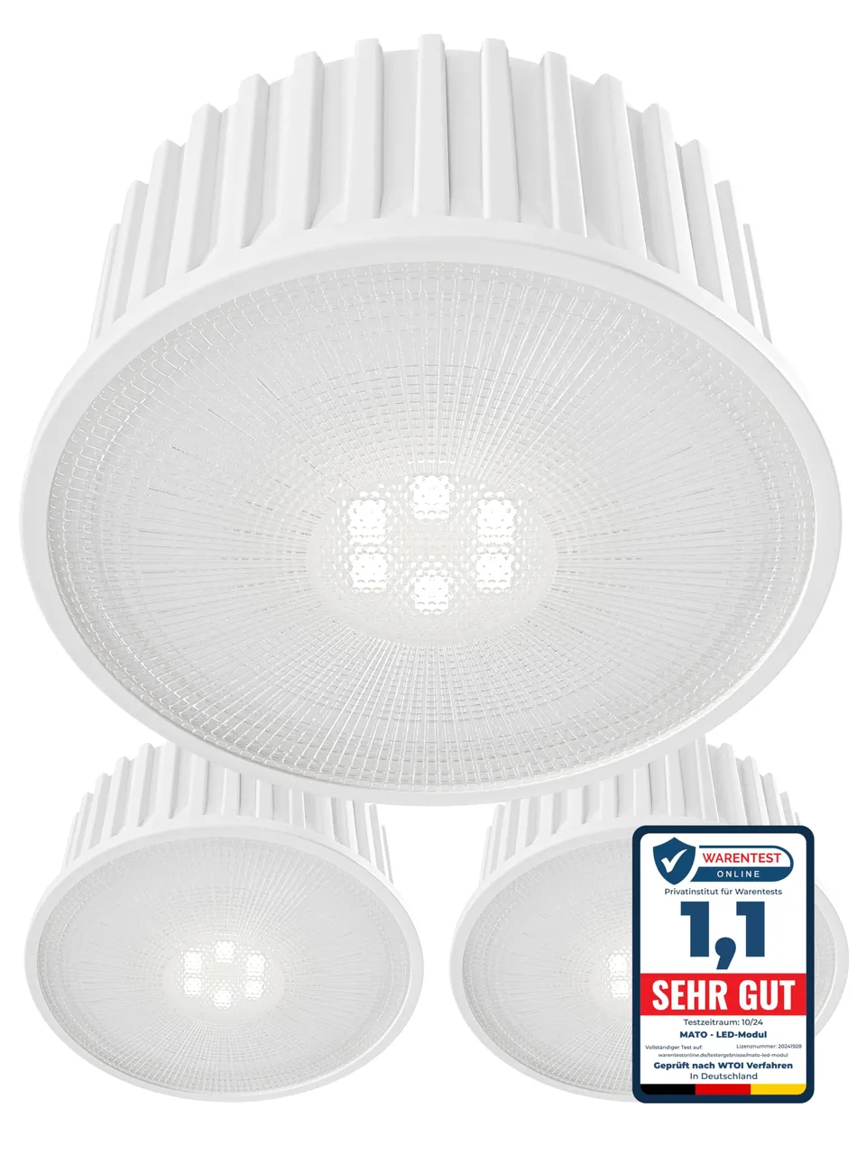 MATO LED Modul 230V 5W GU10 Ersatz 470lm 4000K 3er Pack