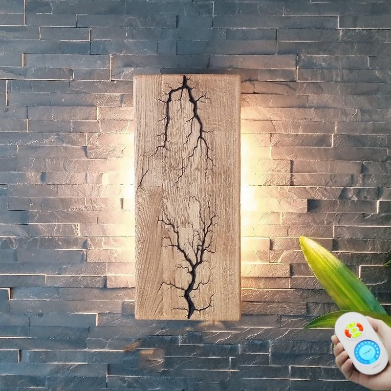 FRIESENLICHT RIXA Wandleuchte 120 cm Eiche