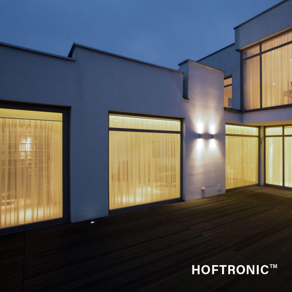 Hoftronic Dax Wandleuchte Up-Down Edelstahl IP65 GU10