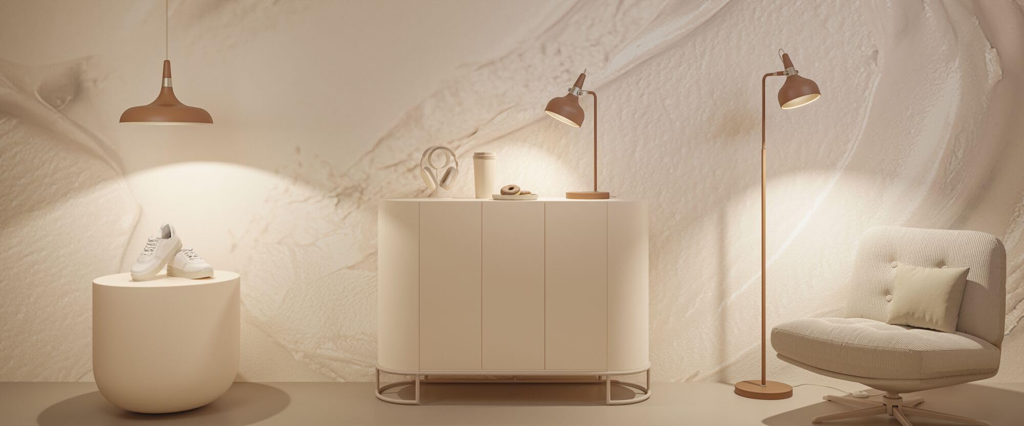 Paulmann Juna 77067 Tischleuchte Nougat E14