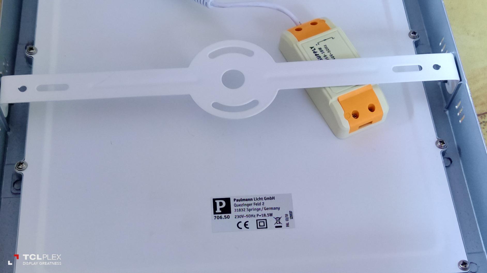 Paulmann Lunar 70642 LED Panel rund 220mm Weiß Matt warmweiß