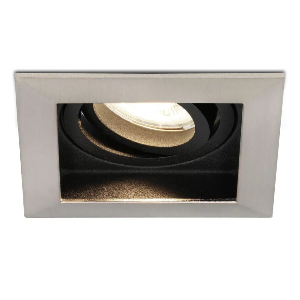 Hoftronic Durham LED Einbaustrahler eckig 4000K schwenkbar