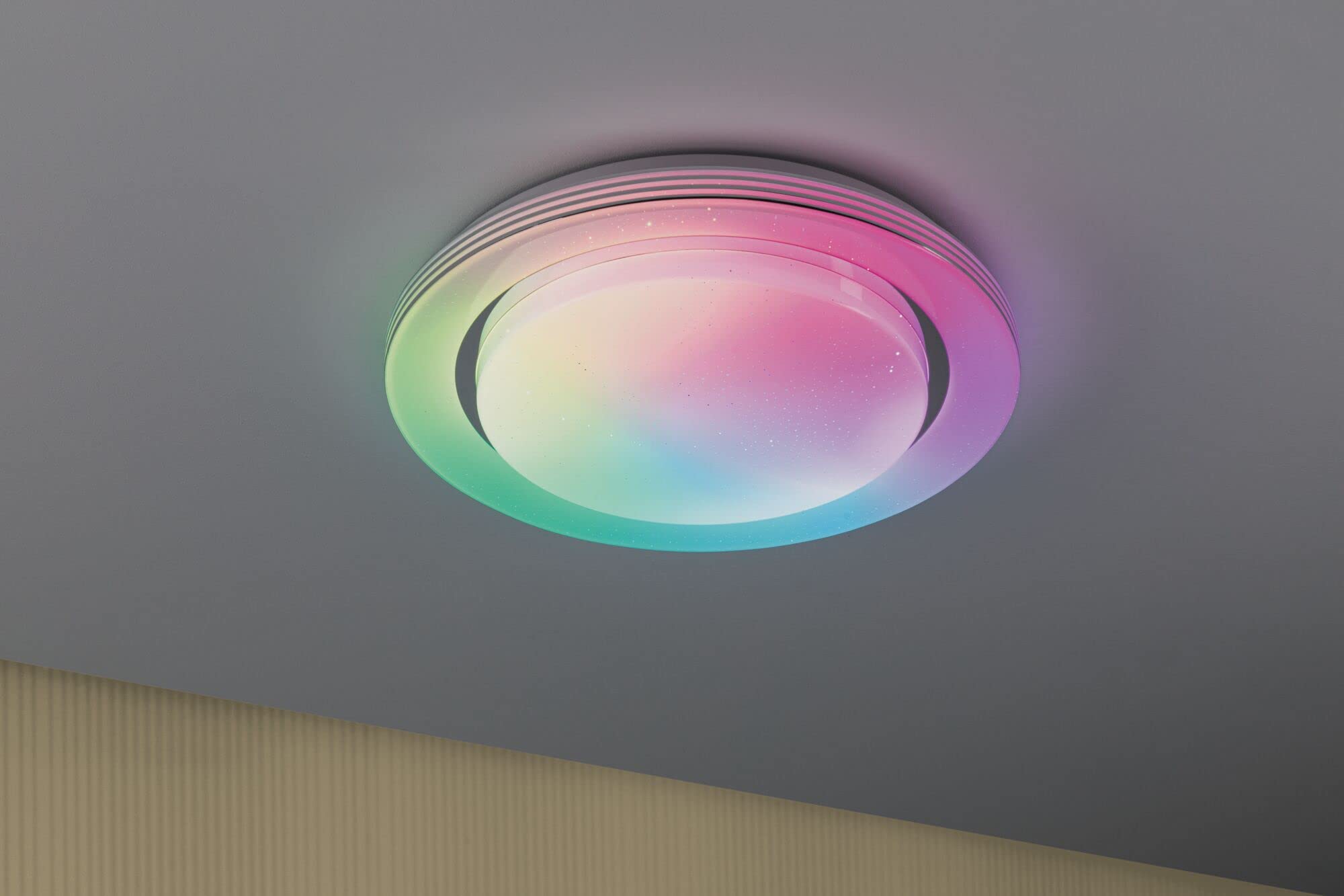 Paulmann Rainbow 70546 LED Deckenleuchte Ø380mm RGBW Chrom