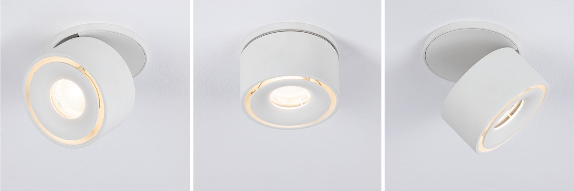 Paulmann Spircle 93372 LED Einbauleuchte Weiß Matt 3000K 8W