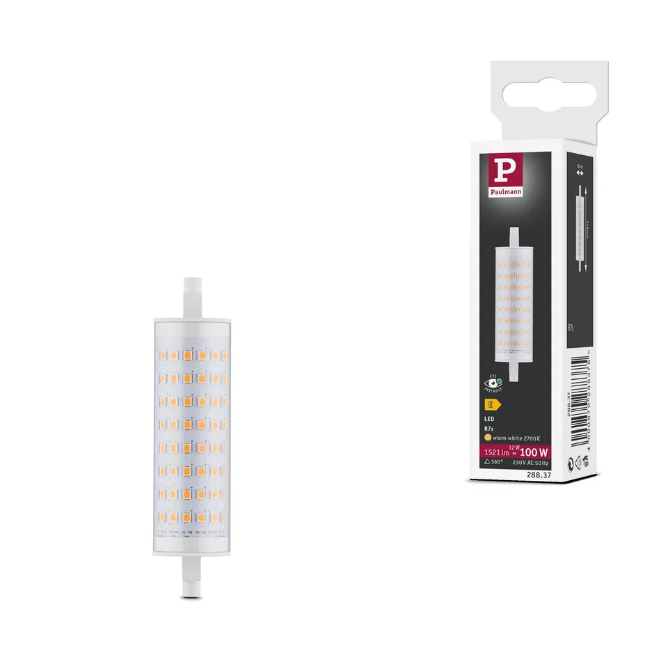 Paulmann LED-Stab R7s 12 W 1521 lm warmweiß klar