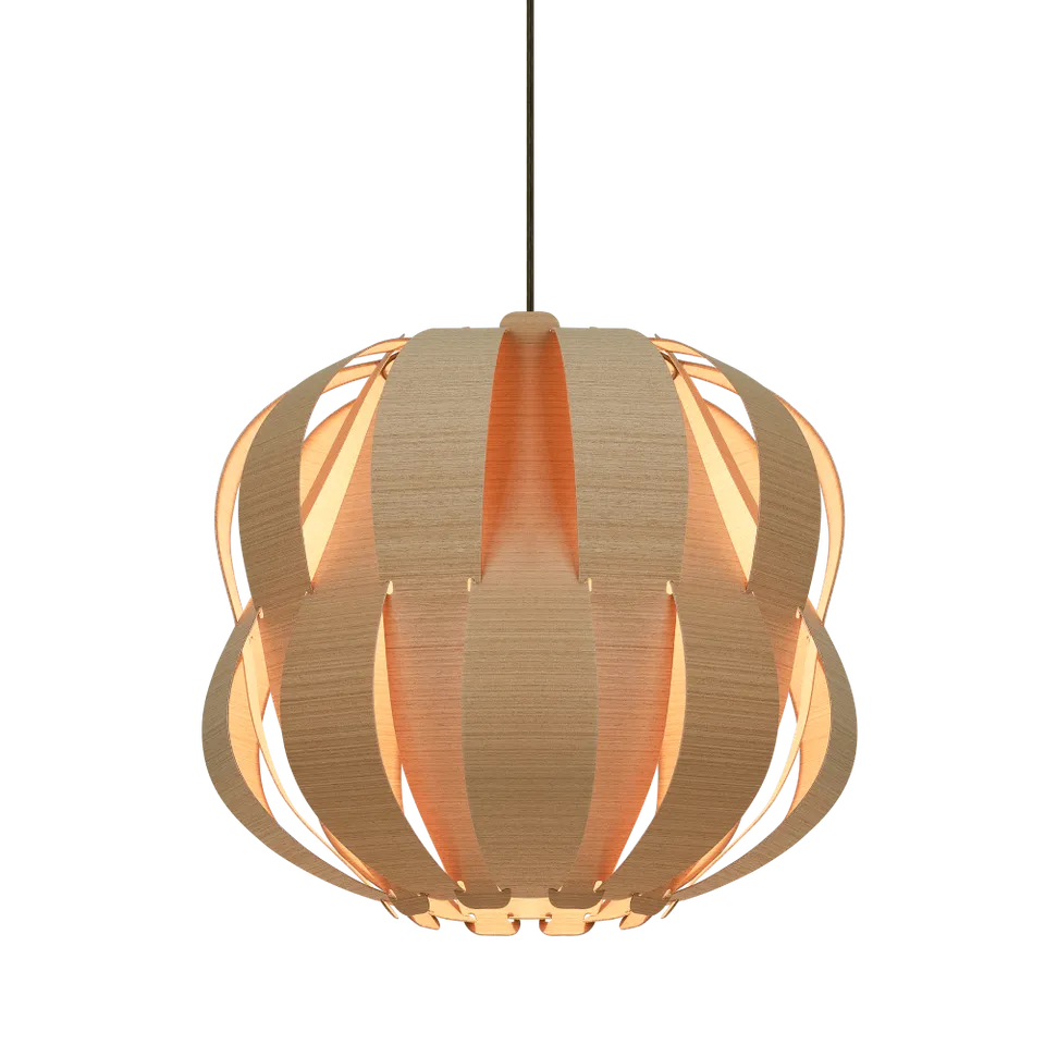 Bruck Emilia Long Pendelleuchte Holz lang