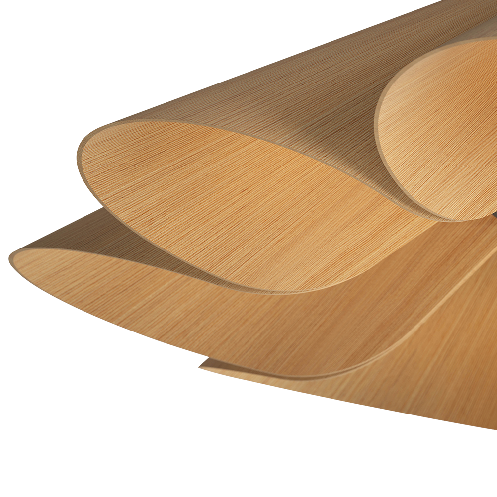 Bruck Delfina Pendelleuchte Holz handlackiert