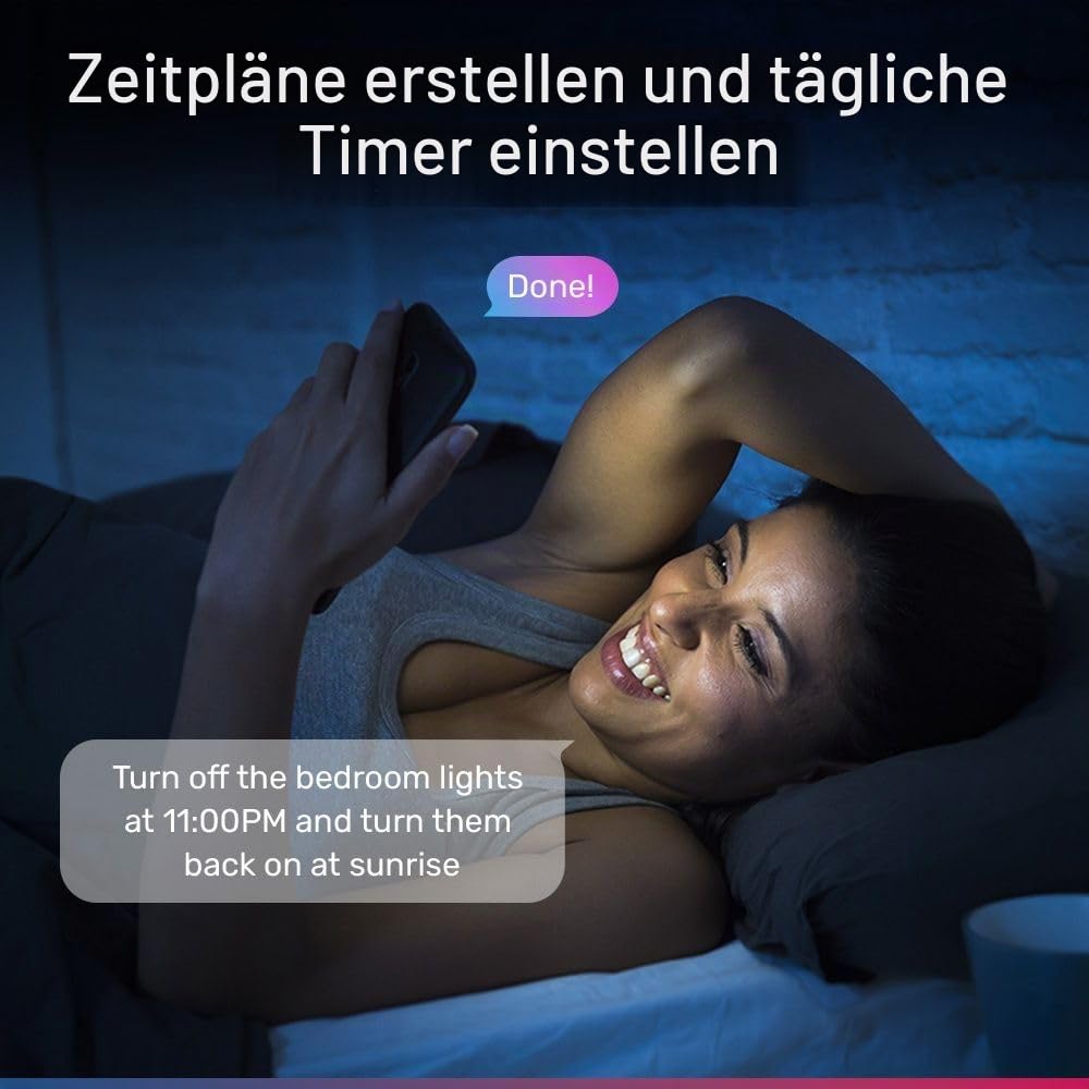 Hoftronic GU10 Smart LED Lampe 6er RGBWW dimmbar