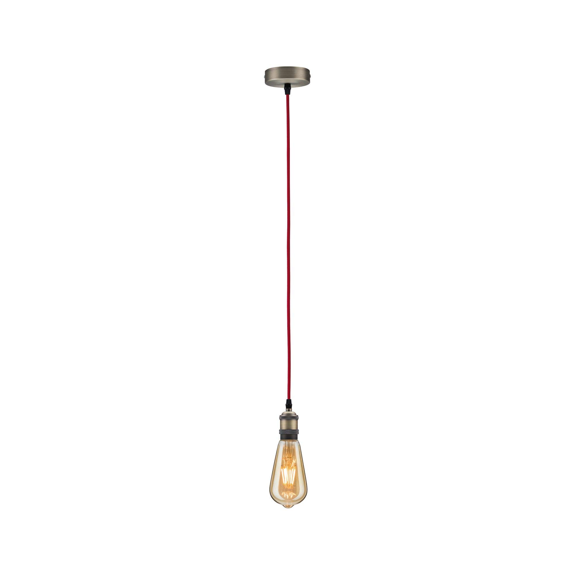 Paulmann Neordic Eldar 50386 Pendelleuchte Rot E27