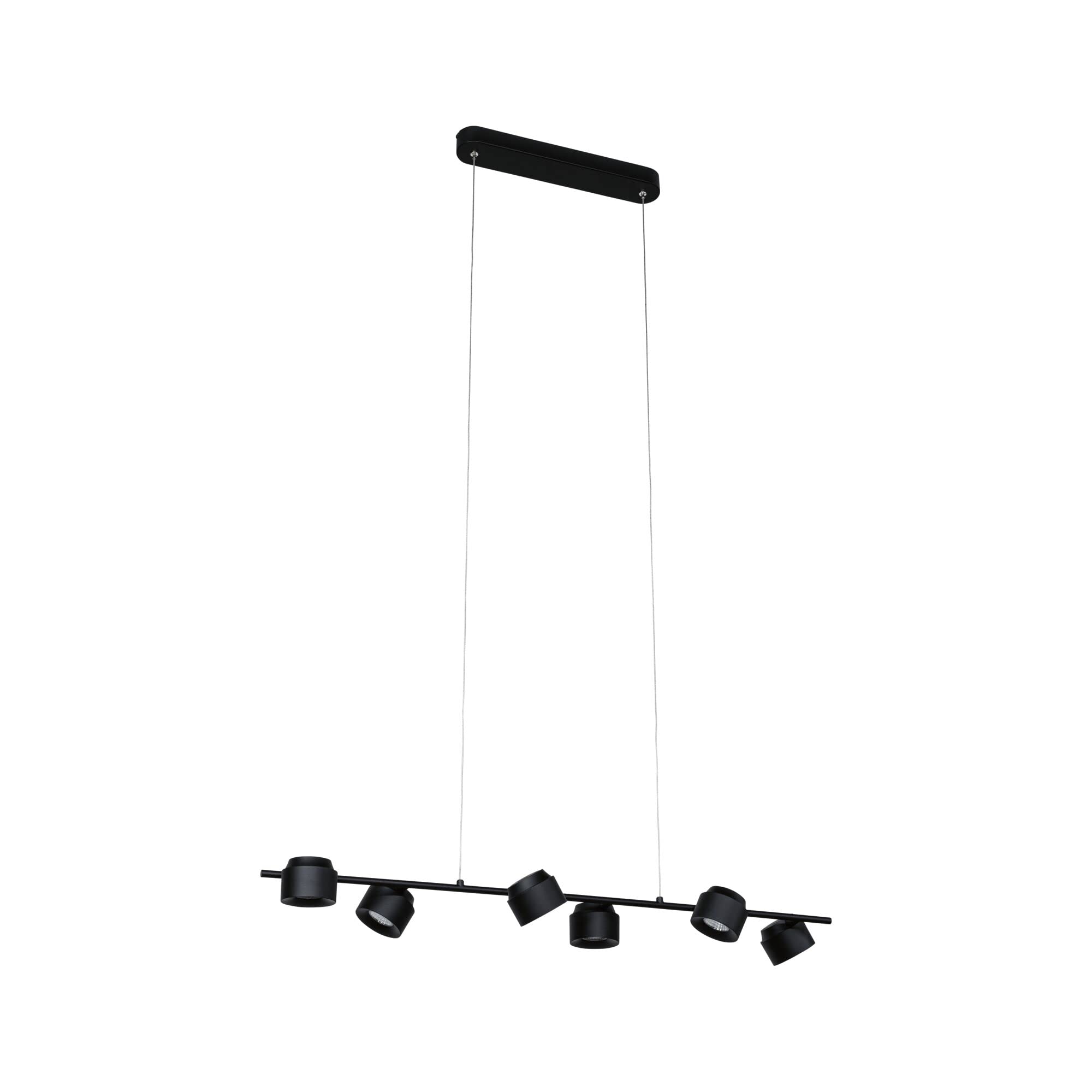 Paulmann 79773 Puric Pane Pendelleuchte schwarz 6-flammig