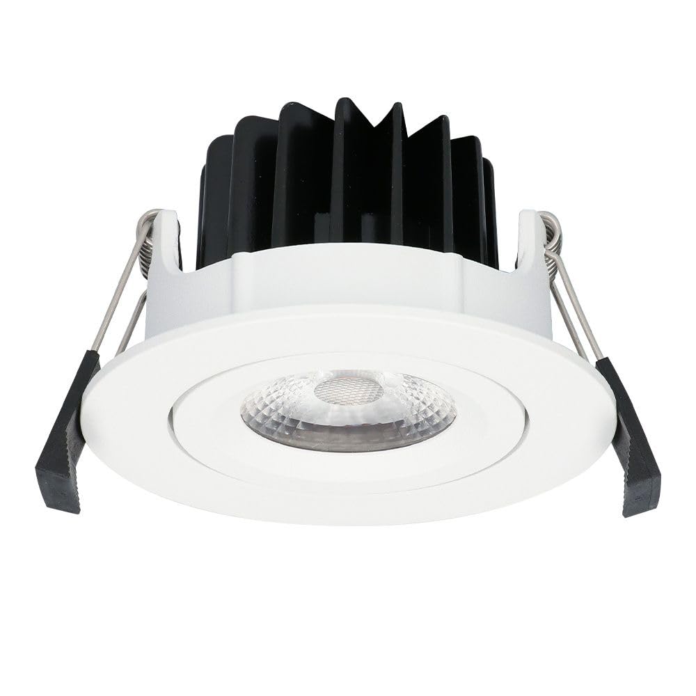 Hoftronic Einbaustrahler Weiß IP44 2700K 3er Set