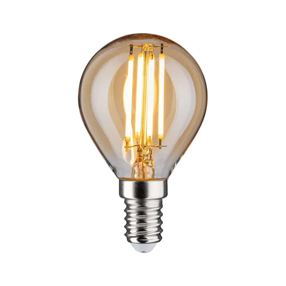 Paulmann 28712 LED Filament Lampe E14 einzeln Goldlicht 2500K