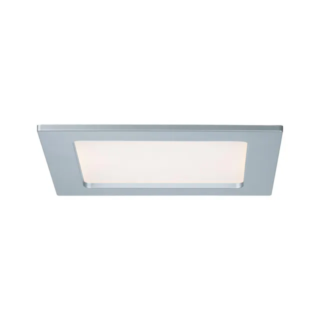 Paulmann LED Einbaupanel 12W eckig Einbauleuchte chrom warmweiss