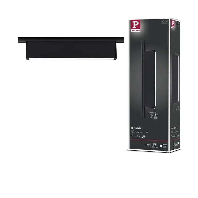 Paulmann URail Ceris Lightbar 4000K schwarz 9,5W