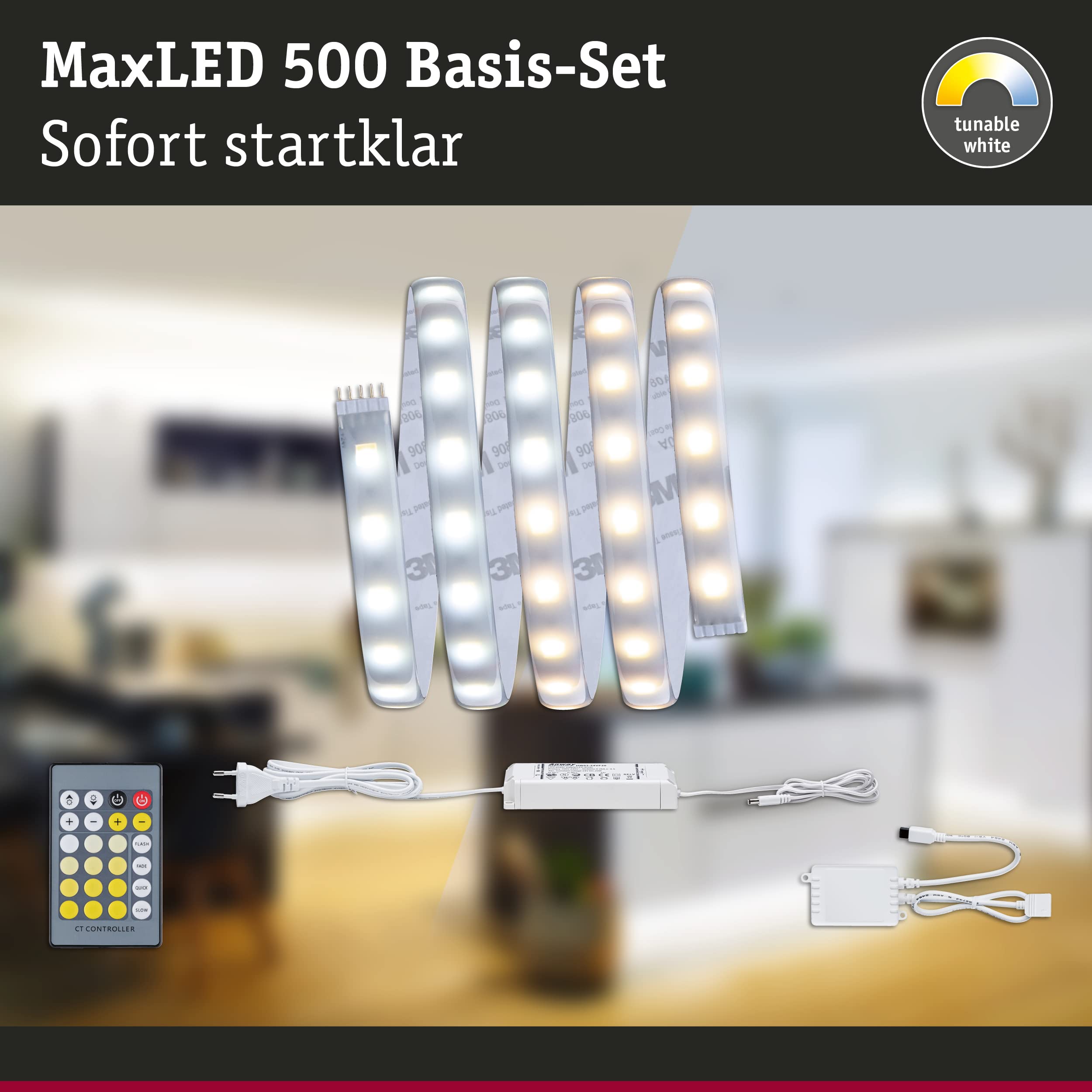 Paulmann MaxLED Tunable White LED-Strip Basisset 1,5m