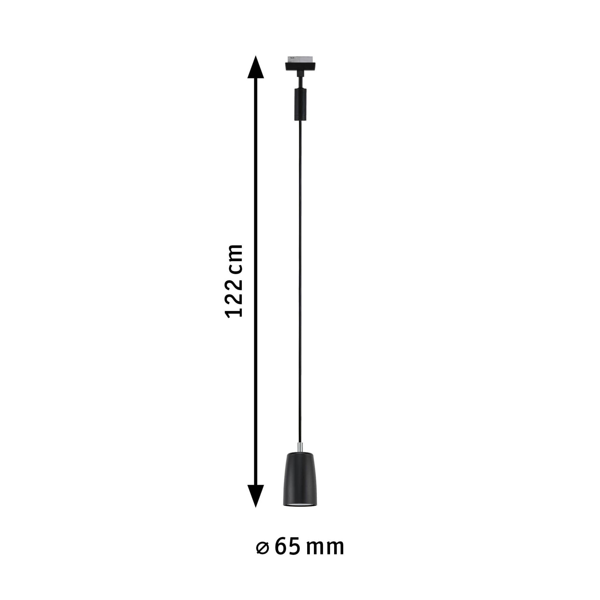 Paulmann URail 95627 Pendel Cover GU10 Schwarz