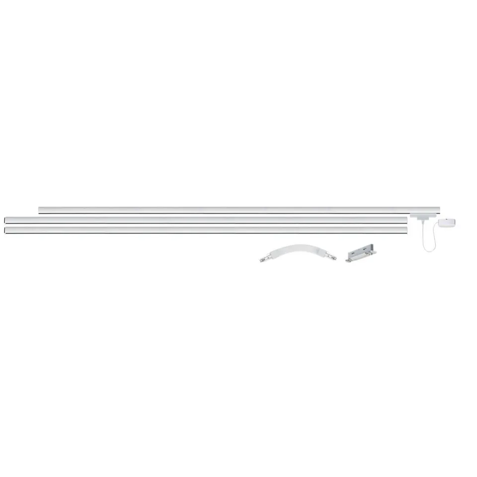 Paulmann URail Basis Set 3x1m Schienensystem Weiß Matt 1000W