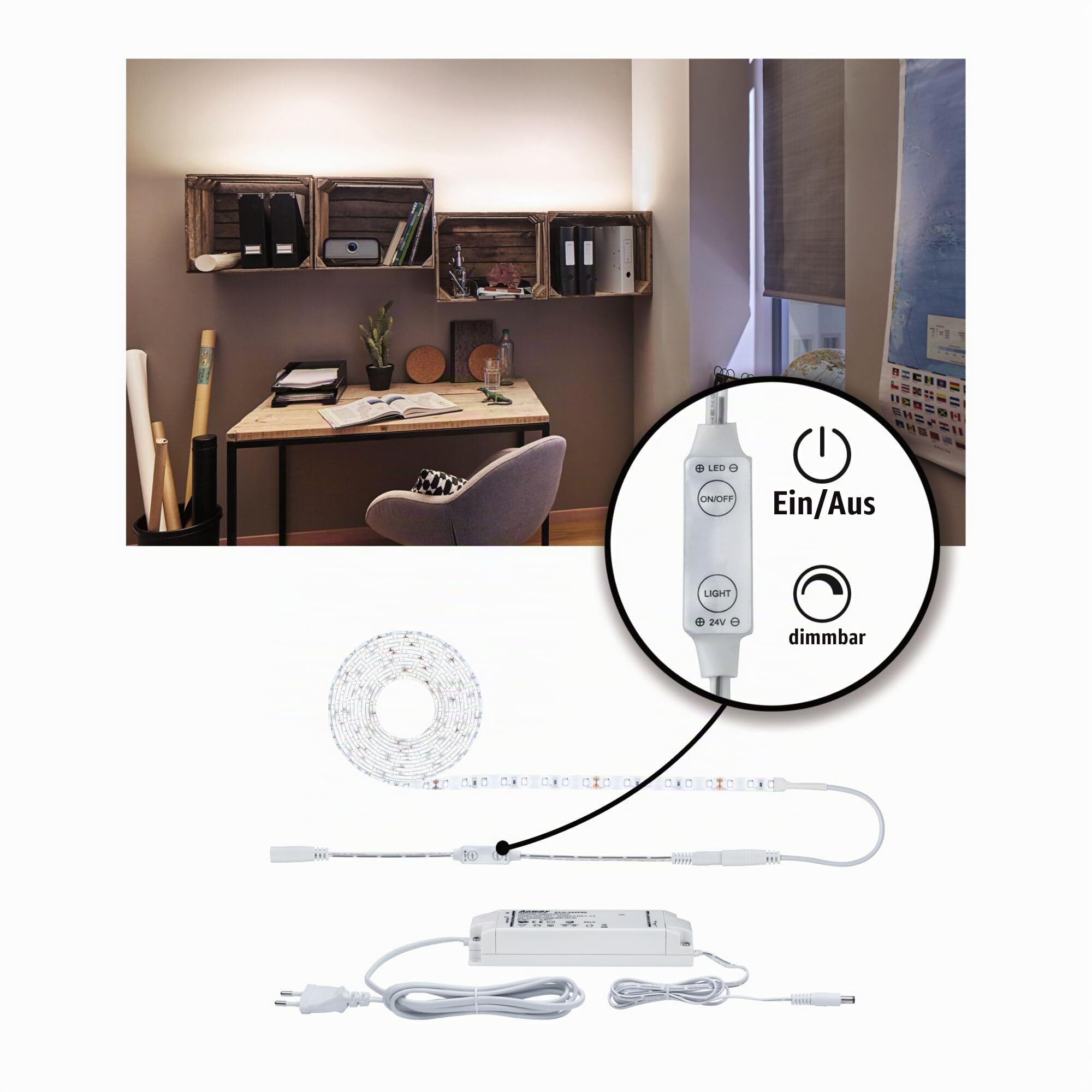 Paulmann SimpLED 789.59 LED-Strip 3m neutralweiß beschichtet