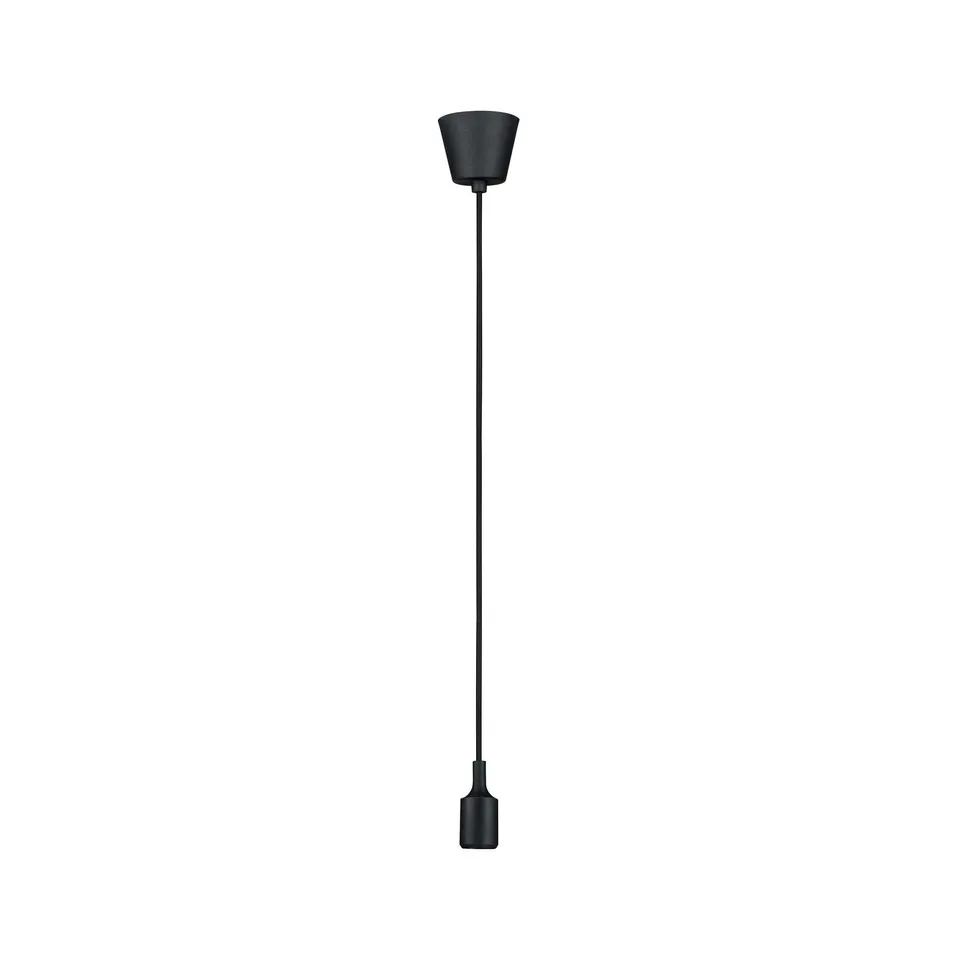 Paulmann 50342 Pendelfassung Pendelleuchte E27 Schwarz